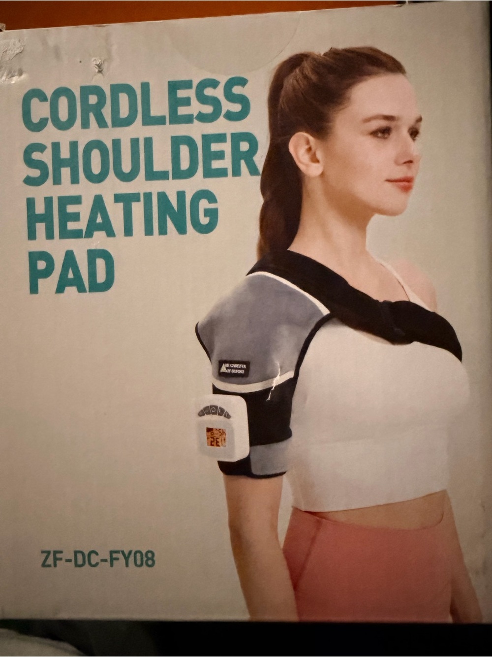 Cordless Shoulder Heating Pad - Gray - Unbranded